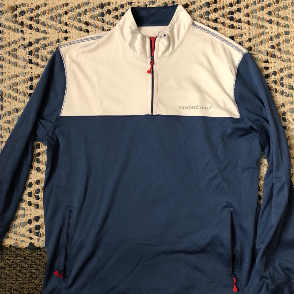 Vineyard Vines Blue and White Men's Jacket